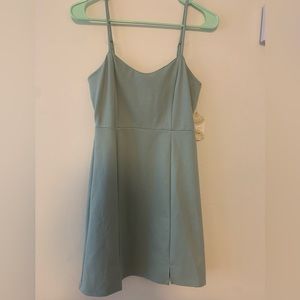 Altar’d State Small Sage, Cut Out Back Dress. Never worn!